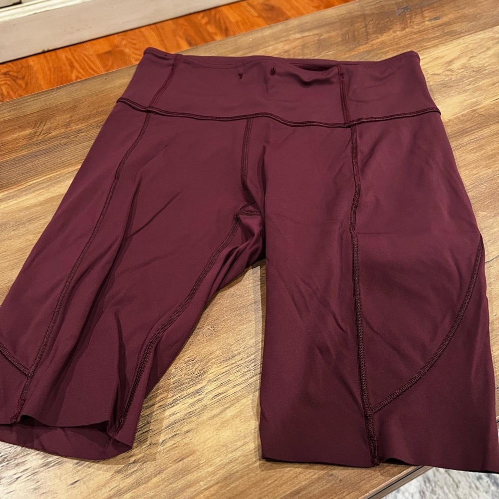 Lululemon biker shorts - size 6
